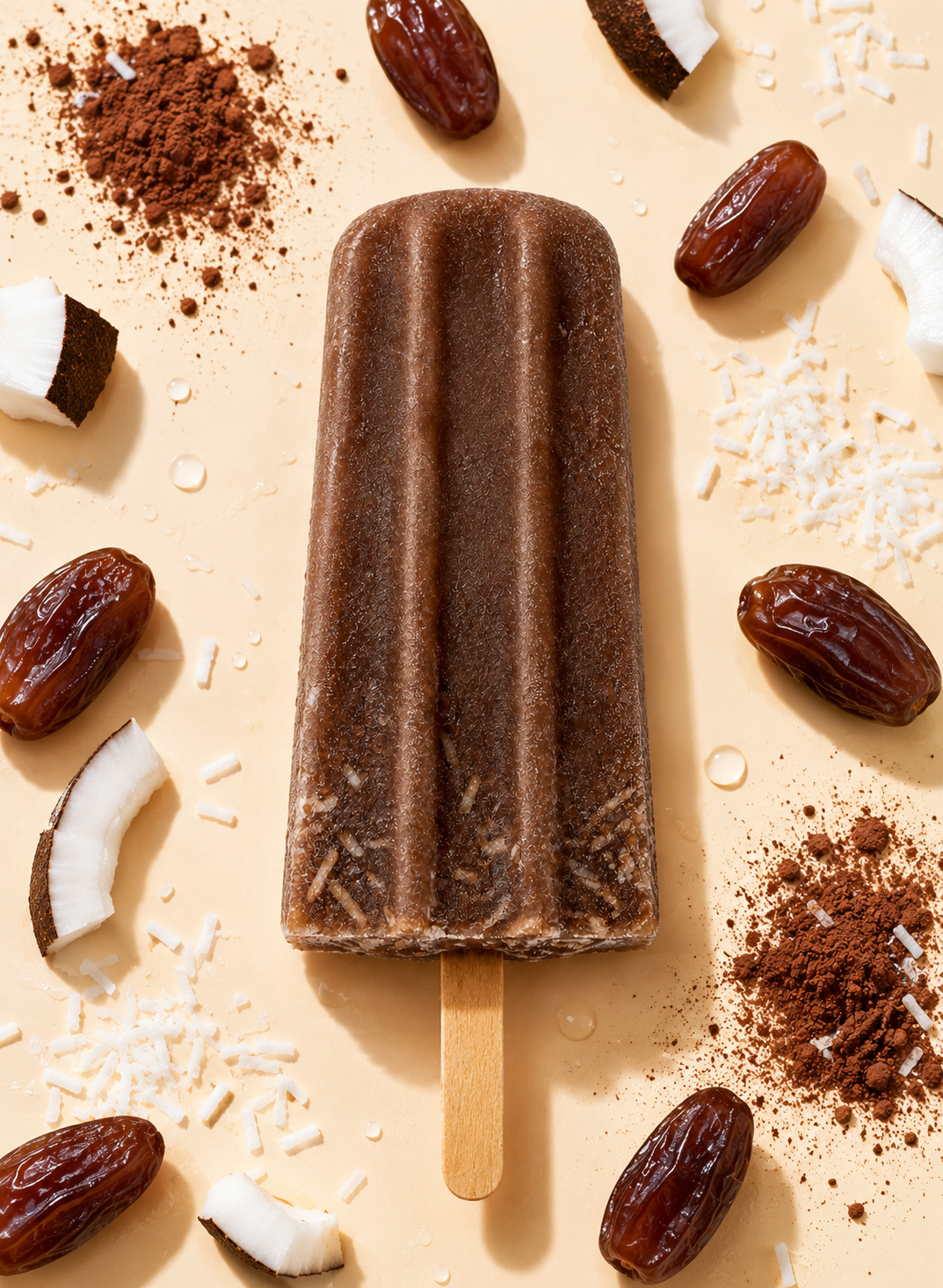 Choc Lamington icy pole